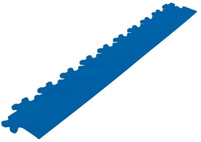 Chant de finition droit pour 7 mm dalles clic PVC bleu
