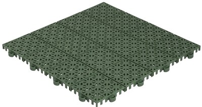 BoVersa sol de balcon 12 mm – dalles ouvertes |vert