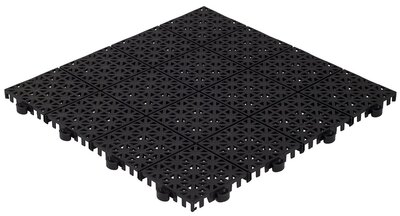 BoVersa sol de balcon 12 mm – dalles ouvertes |noir