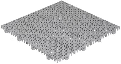 BoVersa sol de balcon 12 mm – dalles ouvertes |gris