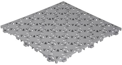 BoStara sol de balcon 12 mm – dalles ouvertes | gris