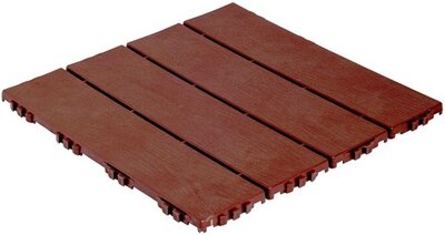 BoFudra sol de balcon 12 mm aspect bois – acajou