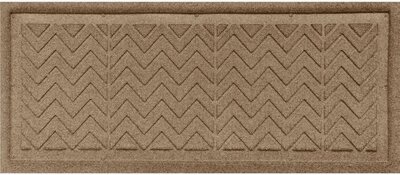Tapis Waterhog pour chaussures et bottes Chevron Beige 38 × 91 cm