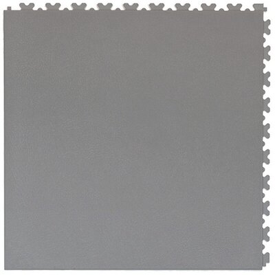 TaraLock Dalle PVC Clipsable Garage 7 mm – gris clair - connexion dissimulée 