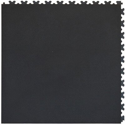 TaraLock Dalle PVC Clipsable Garage 7 mm – noir - connexion dissimulée 