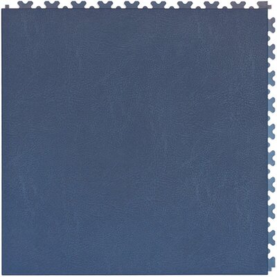 TaraLock Dalle PVC Clipsable Garage 7 mm –bleu fonce - connexion dissimulée 