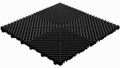 BoDeck sol de garage 18 mm – noir - dalles ouvertes