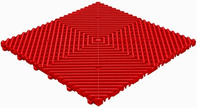 BoDeck sol de garage 18 mm – rouge-dalles ouvertes