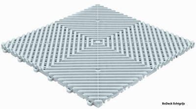 BoDeck sol de garage 18 mm-gris-clair-dalles ouvertes