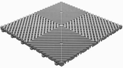 BoDeck sol de garage 18 mm-gris-dalles ouvertes