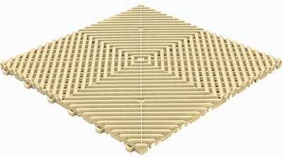 BoDeck sol de garage 18 mm-beige-dalles ouvertes