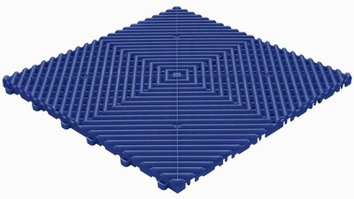 BoDeck sol de garage 18 mm-bleu-outremer-dalles ouvertes