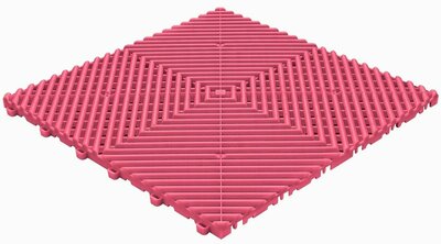 BoDeck sol de garage 18 mm-rose-dalles ouvertes
