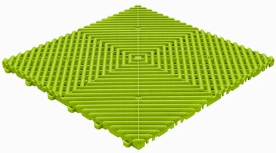 BoDeck sol de garage 18 mm-citron-vert-dalles ouvertes