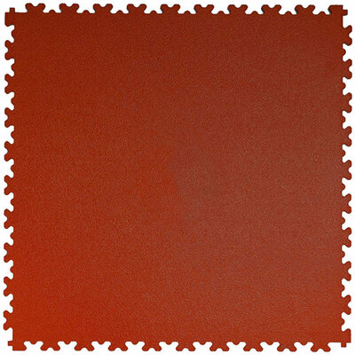 BoSepta-Dalle-PVC-Clipsable-Garage–7 mm-brun-rougeâtre-légèrement structurée 