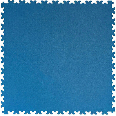 BoSepta-Dalle-PVC-Clipsable-Garage–7 mm-bleu-légèrement structurée 