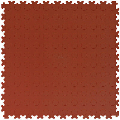 BoSepta Dalle PVC Clipsable Garage –7mm-brun-rougeâtre-picots