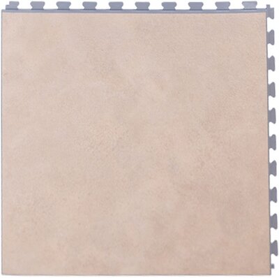 BoTiendra dalle clipsables design en PVC pour sol de garage - aspect-pierre- Sandstone