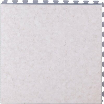 BoTiendra dalle clipsable design en PVC pour sol de garage - aspect-pierre-naturelle Limestone