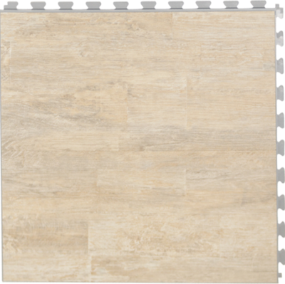 BoTiendra dalle clipsale design en PVC pour sol de garage - aspect-bois- Vintage Maple