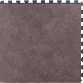 BoTiendra dalle clipsable design en PVC pour sol de garage – aspect béton – Clay
