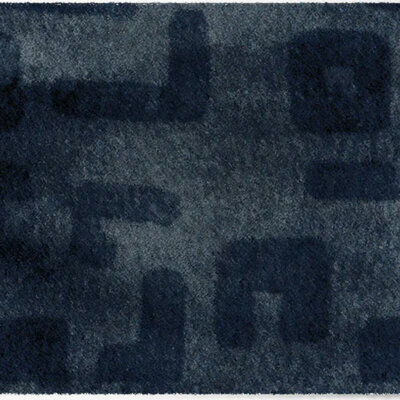 Tapis d’intérieur ColorStar Earth- bleu-marine – 85x115 cm