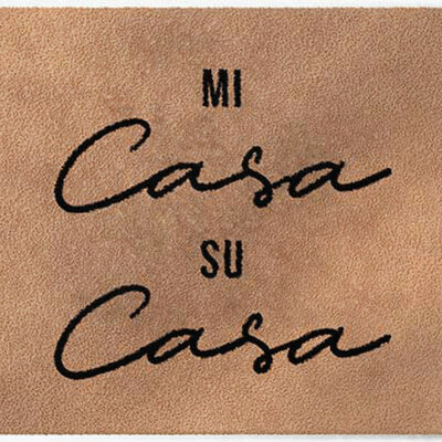 Tapis d’intérieur ColorStar-Mi-casa-Su-casa-chameau–85x150 cm