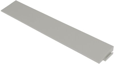 Chant de finition droit pour dalles clipsable BoVersa 12 mm Gris