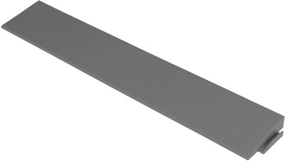 Chant de finition droit pour dalles clipsable BoVersa 12 mm Antrazhite