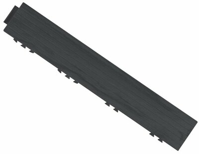 Chant de finition droit pour carrelage clic BoFudra 12 mm Gris Oscure