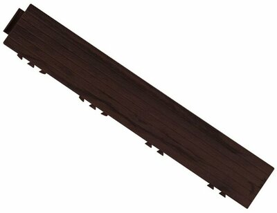 Chant de finition droit pour carrelage clic BoFudra 12 mm Mahonie
