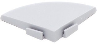Pièce d'angle de finition pour carrelage clic BoTerra 10 mm Gris