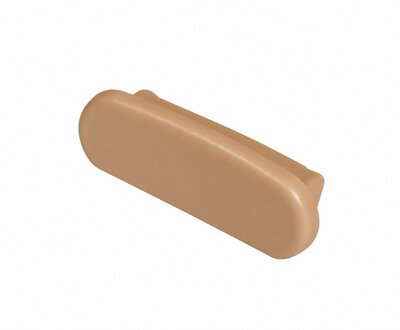 Embout pour profilé de garde-corps d'escalier en PVC F408-030 beige sable